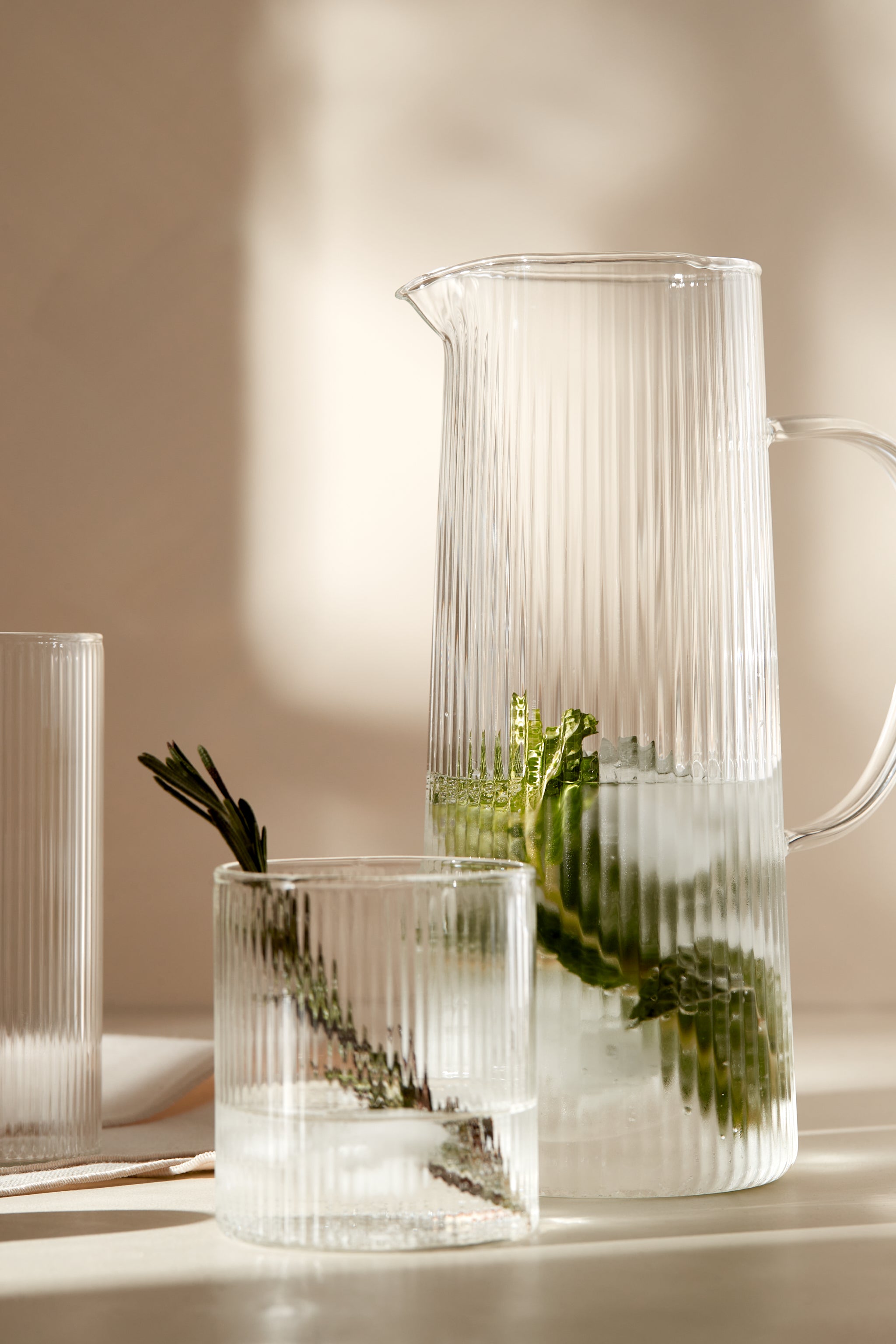 Textured Glass Pitcher - MA0080 – Womance