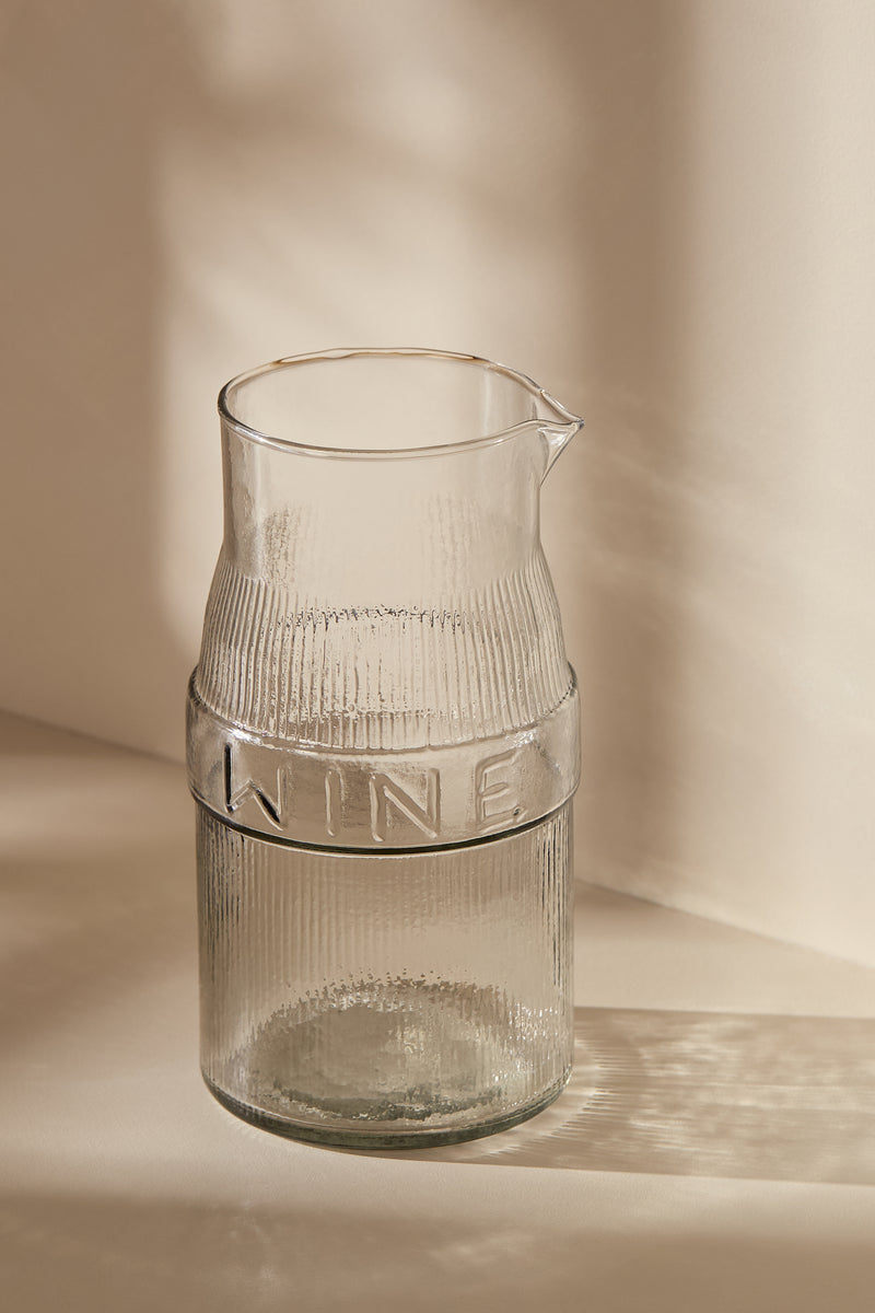 Textured Glass Pitcher - MA0205