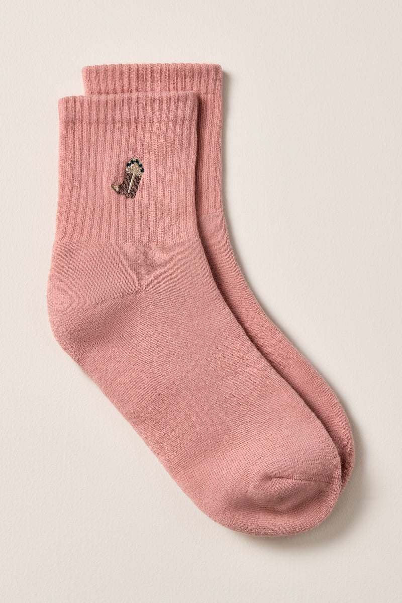 Bas broderie botte de cowboy - A0270