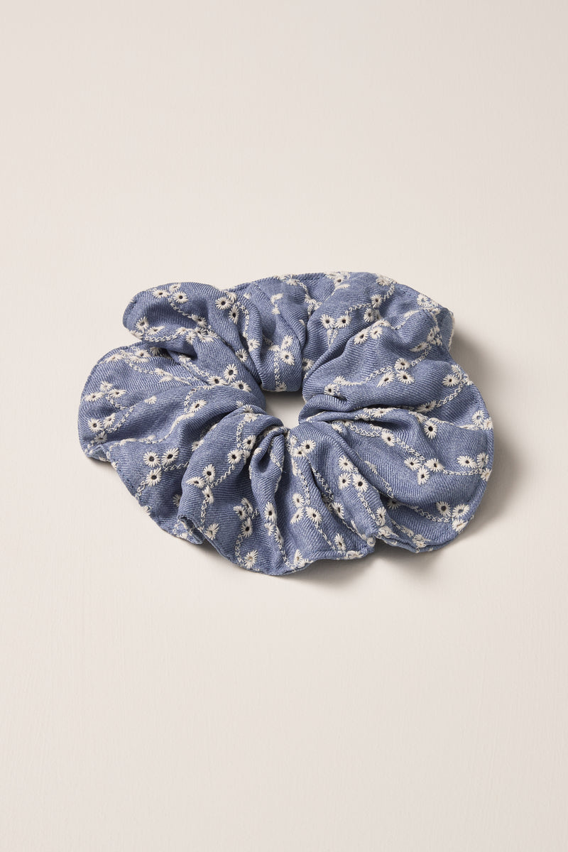 Embroidered Scrunchie - A0293