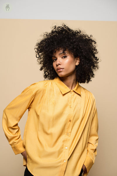 Chemise AZ214 (Seconde Main)-Recurate-Jaune-XS-9083697c-d4dc-4489-960a-de720bbc6606-WOMANCE