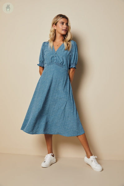 Robe AZ288 (Seconde Main)-Recurate-Bleu-S-2fedba4c-cc51-4004-a9e5-63fafa0aed54-WOMANCE