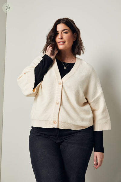 Cardigan 8024 (Seconde Main)-Recurate-Crème-S-58634716-e807-44f1-b8f2-6ff259b3d7cb-WOMANCE