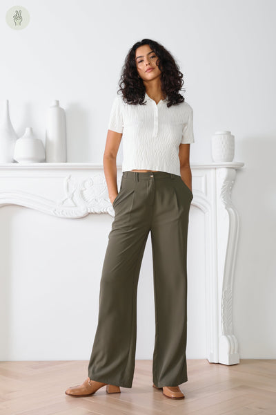 Pantalon 5039 (Seconde Main)-Recurate-Kaki-XL-0c236018-6e20-4f7f-bd13-7aa8f2822202-WOMANCE