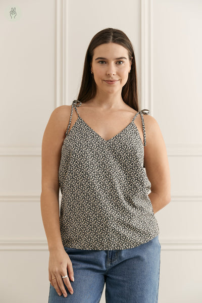 Camisole à boucles - 4061 (Seconde Main)-Recurate-Noir-M-e1351293-22d0-4626-8e6d-3b2c6aa630a6-WOMANCE