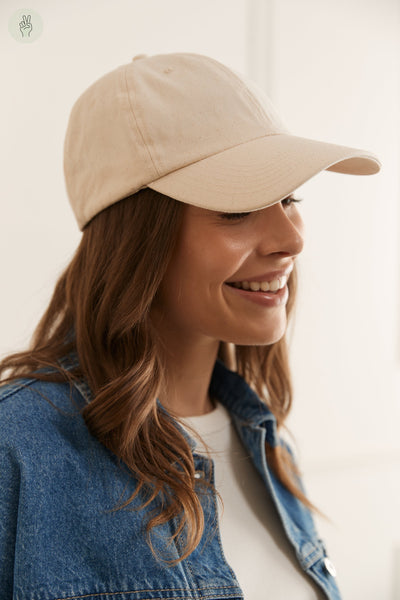 Casquette unie - A0107 (Seconde Main)-Recurate-Crème-54912fc4-228b-477d-aa10-b896ec3f650f-WOMANCE