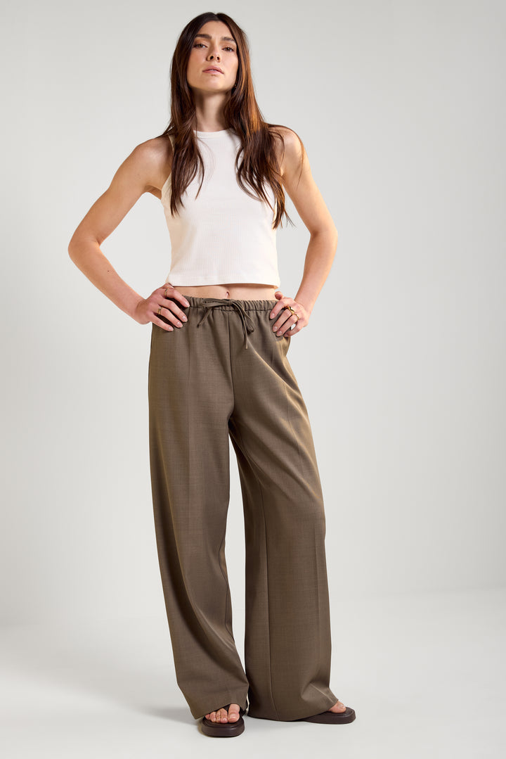 Wide Leg Woven Pants - 5137 | Womance