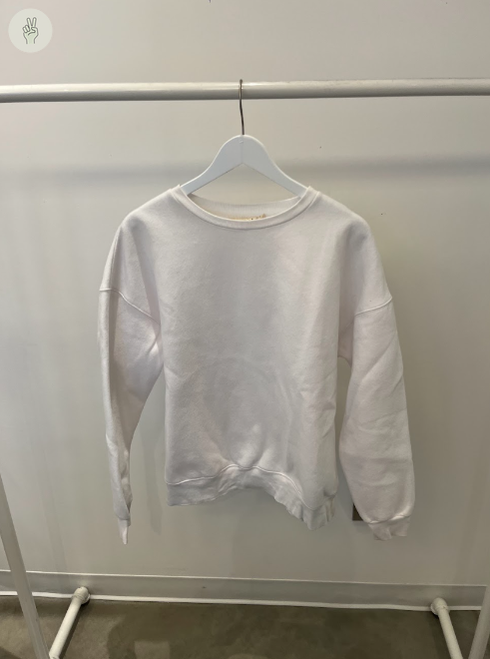 Crewneck ample uni - 8093 (Seconde Main)-Recurate-Blanc-M-b293596c-6008-409c-87cf-ed25c637cbff-WOMANCE