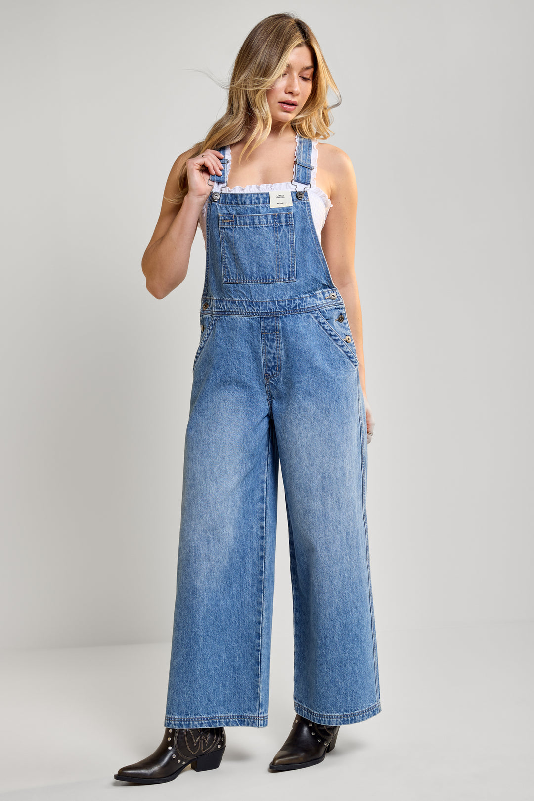 Salopette jambe large - 7050 | Womance