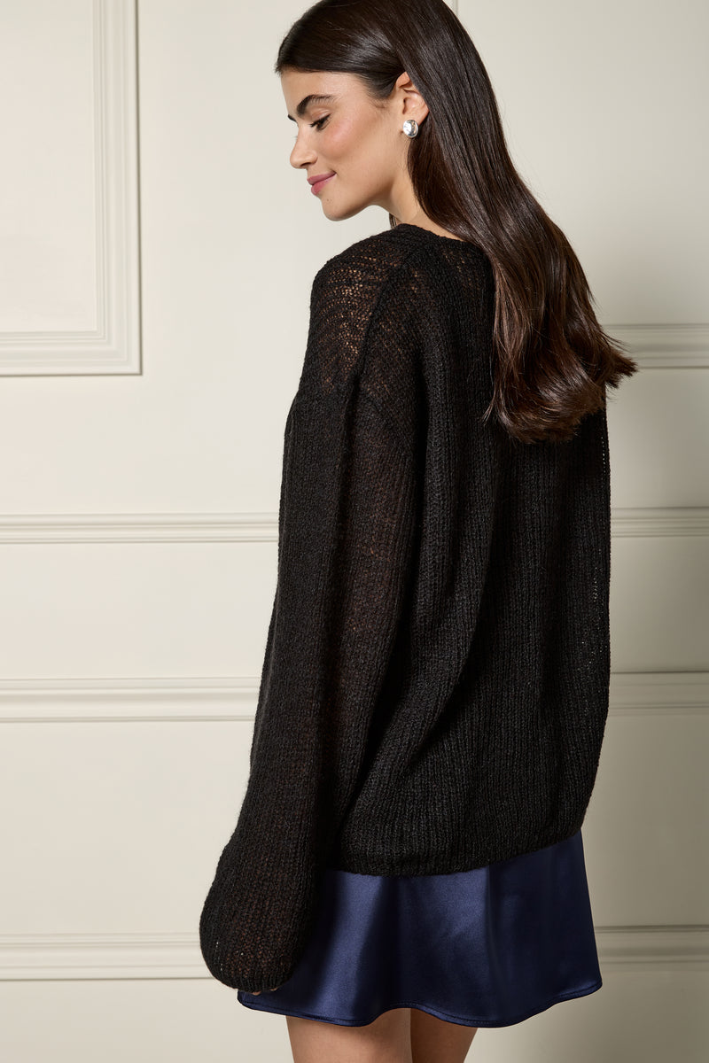 Chandail léger en mailles - 8118