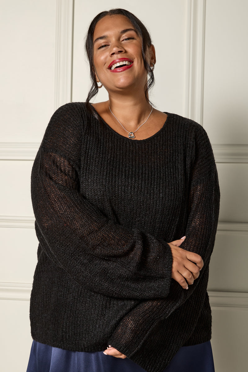 Chandail léger en mailles - 8118