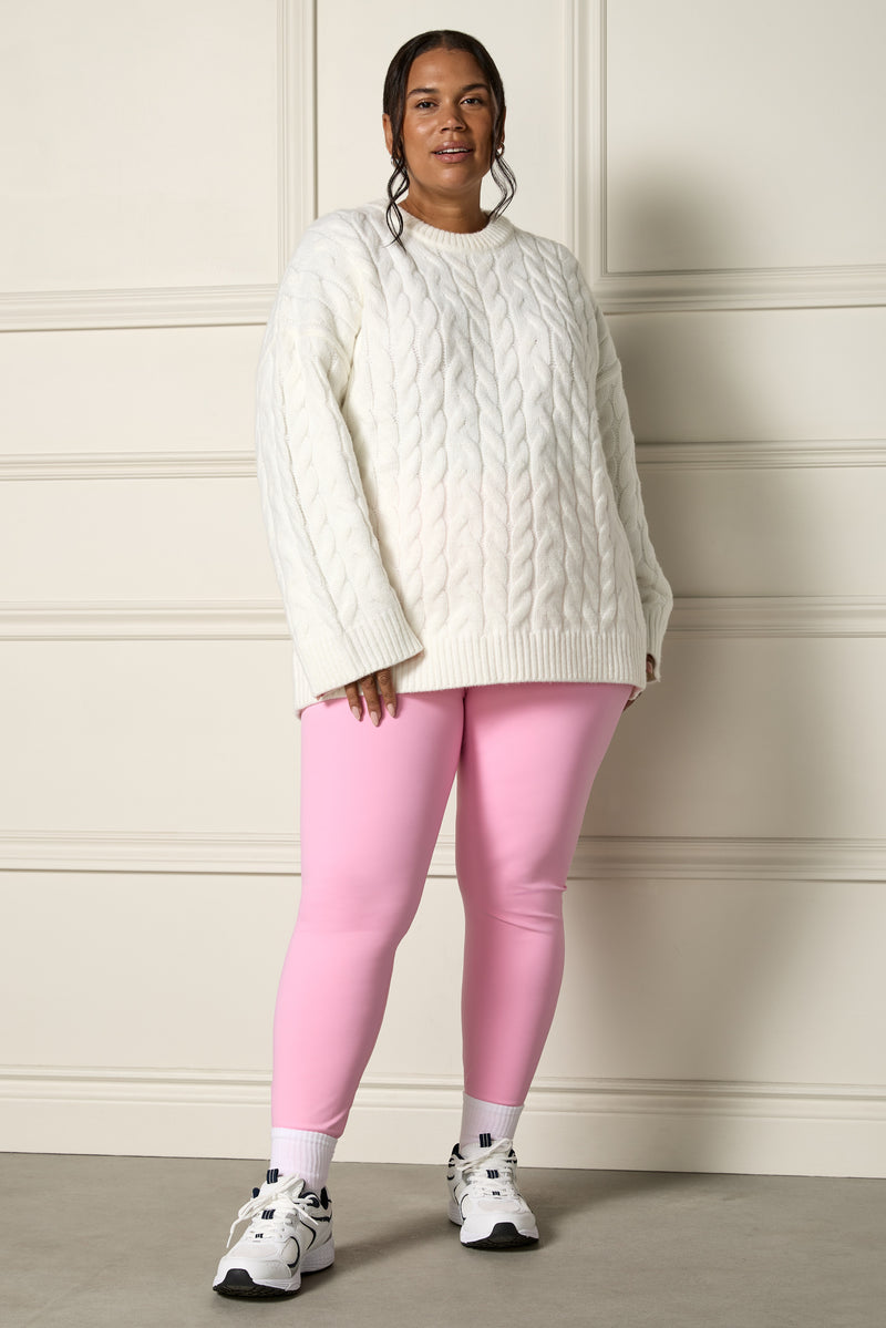 Chandail en tricot à câbles - 8149