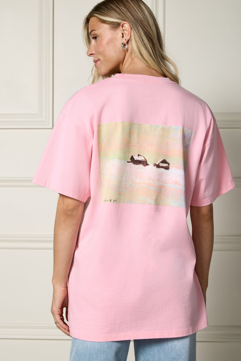 Loose-Fitting Printed T-Shirt - 9101