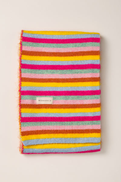 Ribbed-Edge Heathered Scarf - A0273