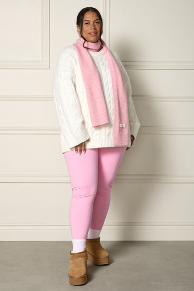 Ribbed-Edge Heathered Scarf - A0273