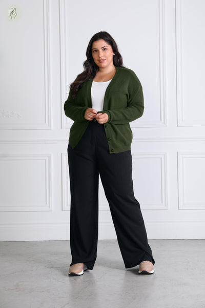 Cardigan 8047 (Seconde Main)-Cardigan-Trove-Kaki-XXS-a4d93c0a-3489-4a5b-ac5f-baa8615a6fa7-WOMANCE