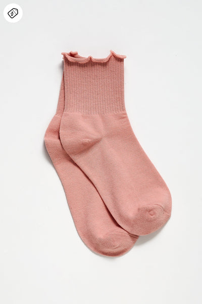 Ruffled Ankles Socks - A0073