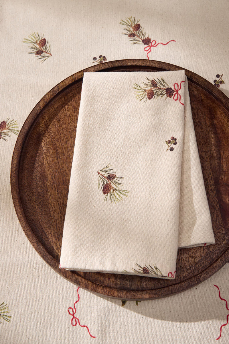 Serviette de table motifs hivernaux - MA0176