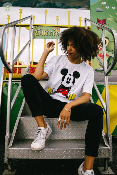 T-Shirt - Mickey (Seconde Main)-Chandail-Trove-Blanc-XS-fce6af6c-2ba3-4624-83a1-283f65b3e256-WOMANCE