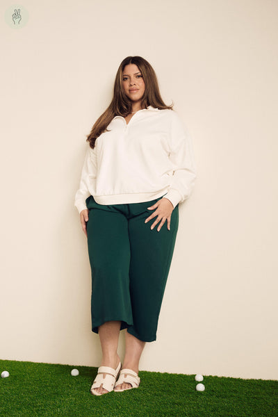 Palazzo fluide - 5094 (Seconde Main)-Pantalon - Seconde main-Trove-Vert forêt-S-f6c61ff4-3dbb-450e-b1fa-46047b1eddf4-WOMANCE