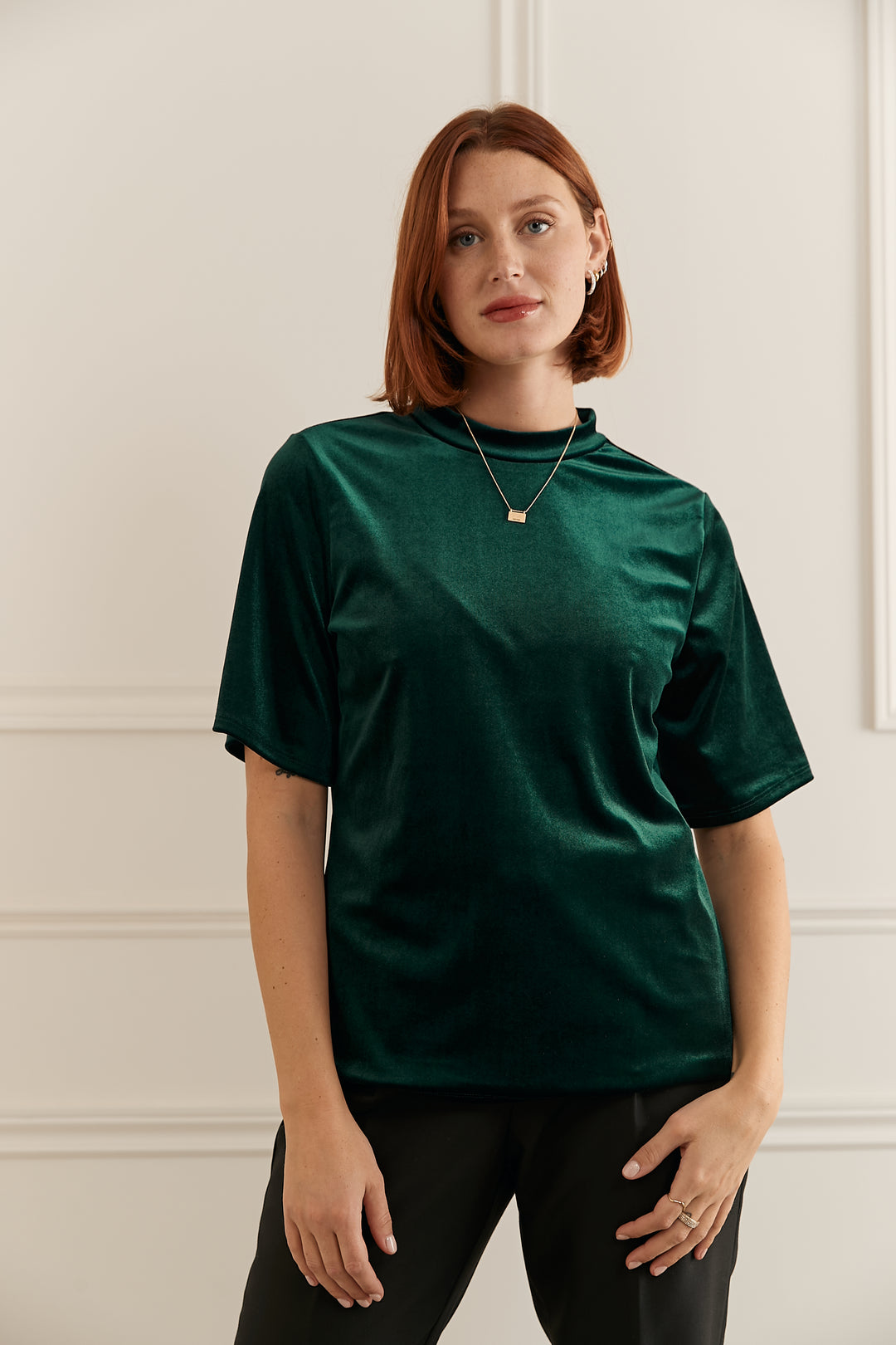 Loro Piana Pantalon en velours côtelé vert - taille IT 44 Coton ref