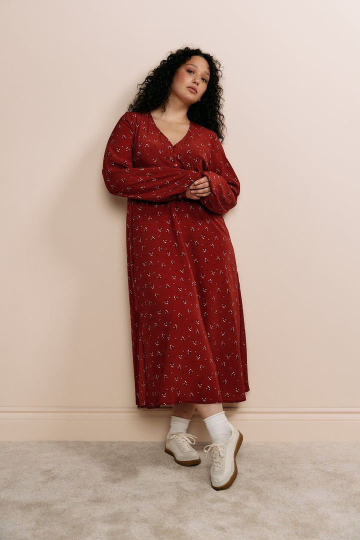 Robe longue fleurie boheme chic grande taille mariage invité mode été