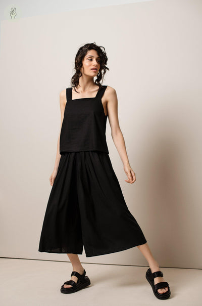 Palazzo - Bali (Seconde Main)-Pantalon - Seconde main-Trove-Noir-L-f388f52c-bd5a-4895-ad3b-732c136e6dbf-WOMANCE