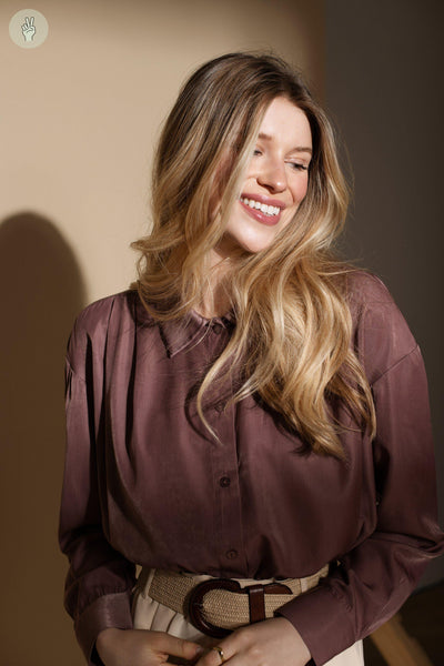 Chemise AZ214 (Seconde Main)-Chemise - Seconde main-Trove-Grape-M-8ab46111-4468-4117-9681-36bb1e295b9f-WOMANCE