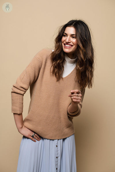 Chandail AZ033 (Seconde Main)-Chandail - Seconde main-Trove-Tobacco Brown-S-71a71c12-f987-4b43-828c-453b3d352b15-WOMANCE