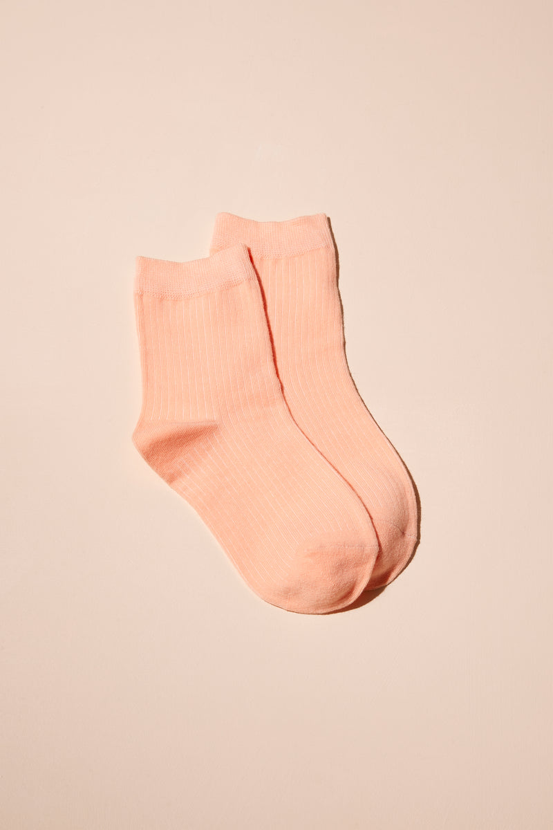 Ribbed Ankle Socks - A0163