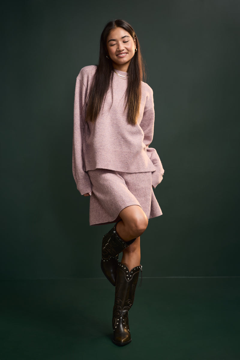 Jupe courte en tricot - 6060