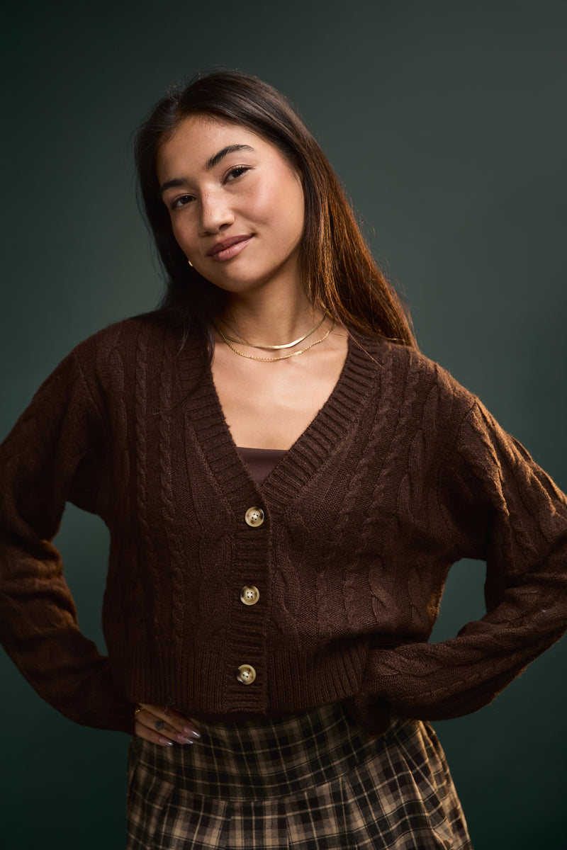 Cardigan à manches longues - 8091