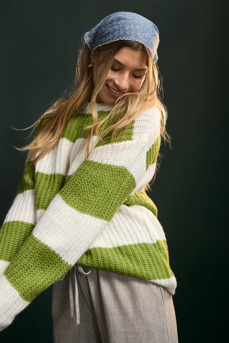 Chandail ample en tricot - 8110