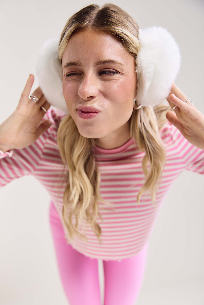 Cache-oreilles fausse fourrure - A0330