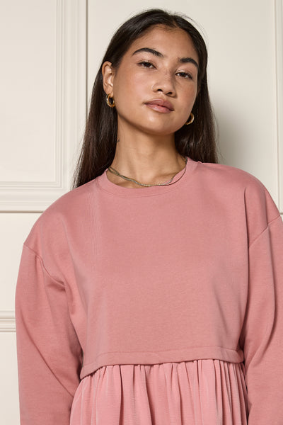 Robe courte à manches longues - 2205