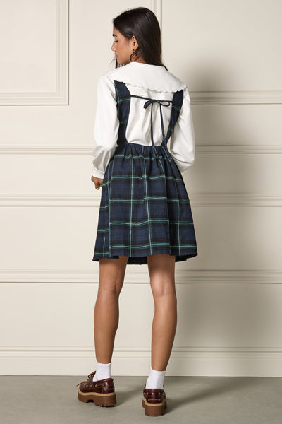 Robe courte à carreaux - 2206