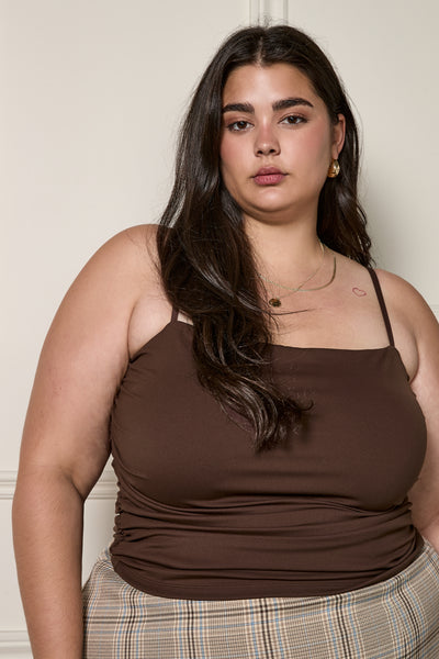 Camisole ajustée à fronces - 9163