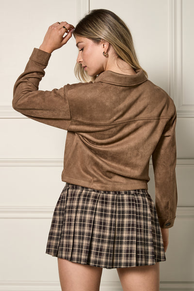 Veste en faux suède - 3026