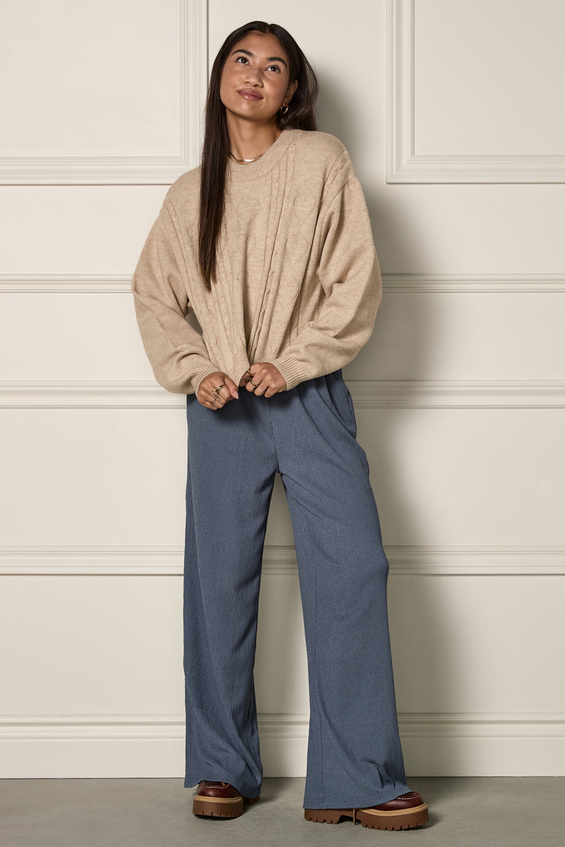 Pantalon fluide à jambe large - 5123