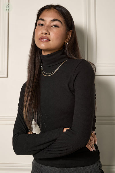 Chandail col roulé - 9112 (Seconde Main)-Chandail-Trove-Noir-L-b1cd090a-0ed0-4852-909f-1c2559c157e1-WOMANCE