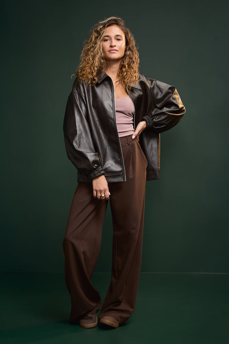 Manteau faux cuir - 3027