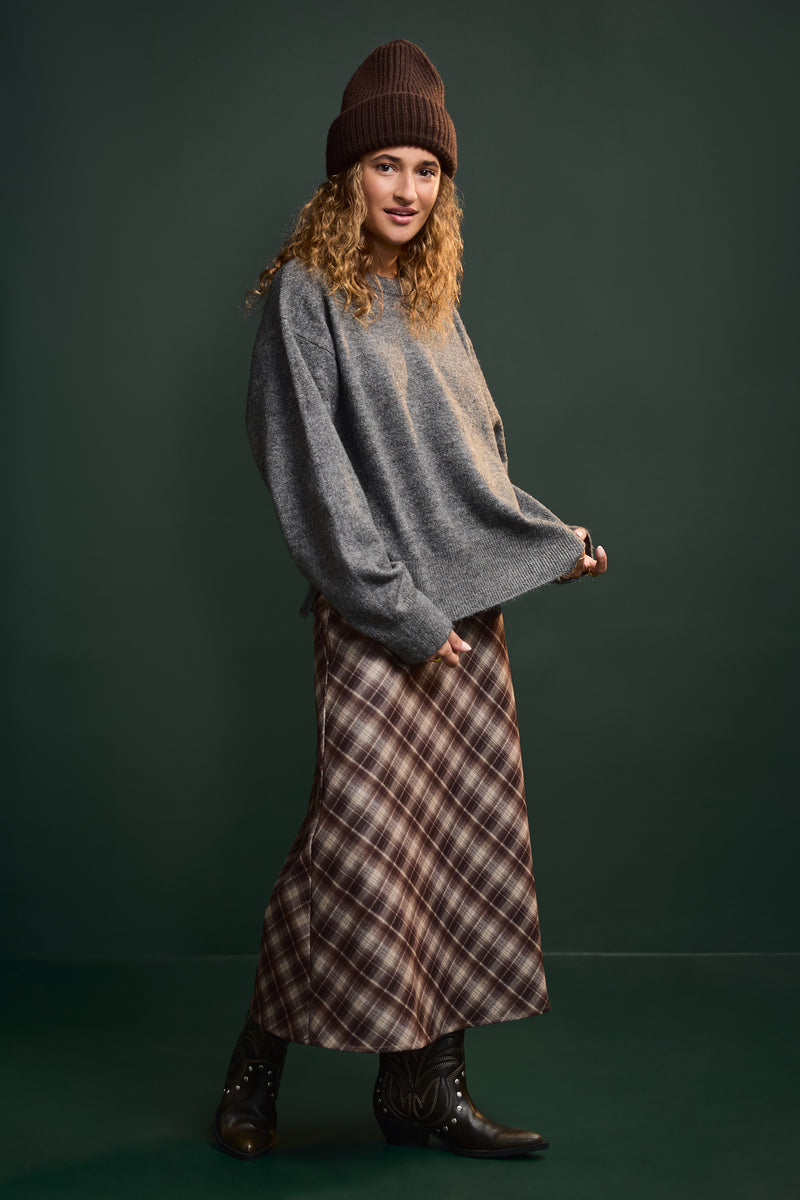 Chandail en tricot avec fentes - 8111