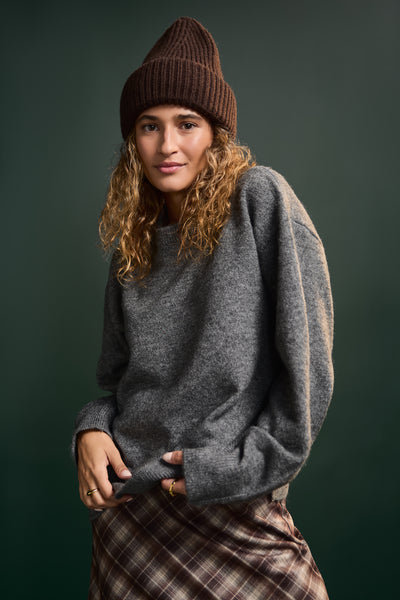 Chandail en tricot avec fentes - 8111