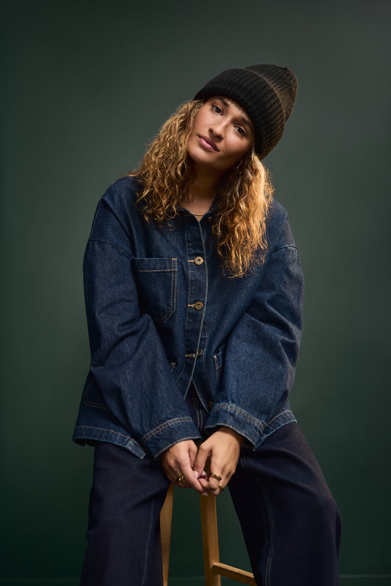 Wide Cuff Beanie - A0141