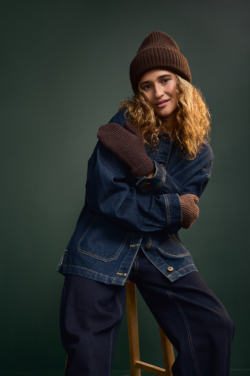 Wide Cuff Mittens - A0144