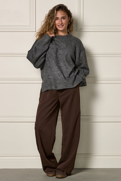 Chandail en tricot avec fentes - 8111