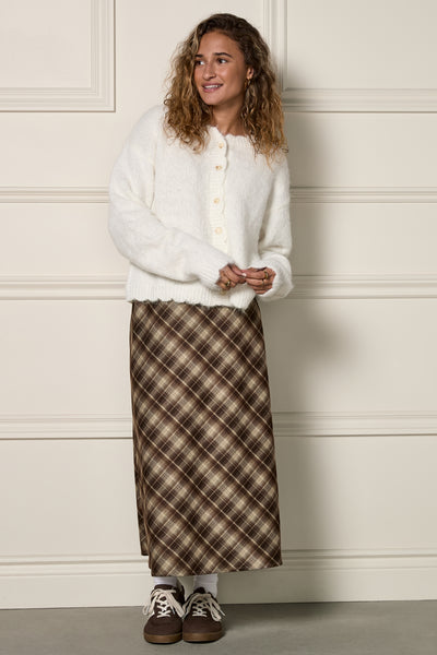 Cardigan à finition ondulée - 8139