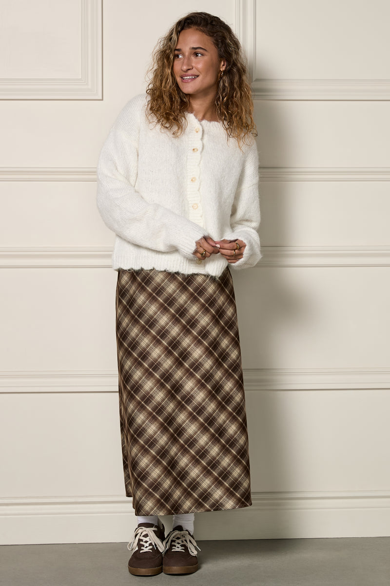 Cardigan à finition ondulée - 8139