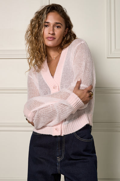 トップス Pois sheer knit cardigan Womance-Octobre-2025-Ecom-