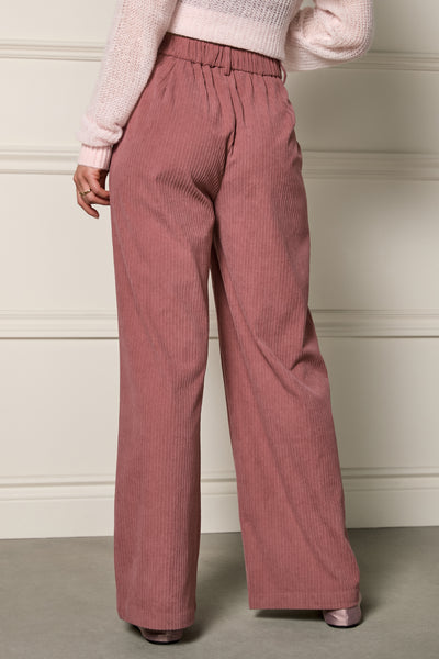 Pleated Corduroy Pants - 5107
